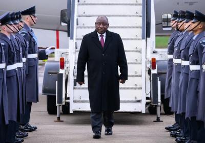 King Charles III welcomes South Africa’s Ramaphosa