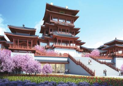 Modern Chinese pavilions for international events display beauty of ancient buildings