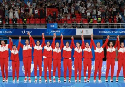China claims gold in women's volleyball at FISU Games