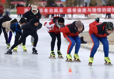 Inaugural Altay Mountains winter sports games kick off in Xinjiang