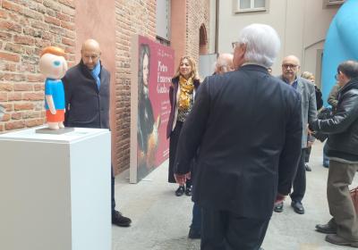 Chinese artist Cai Wanlin’s sculptures displayed in Italy