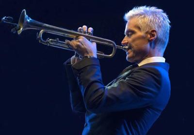 Grammy-winning trumpet star Chris Botti leads the all-star band at Forbidden City Concert Hall