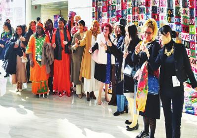 Foreign ambassadors and diplomats attend exhibition to celebrate International Women’s Day