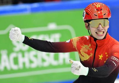 China’s short track speed skaters leave worlds on high note