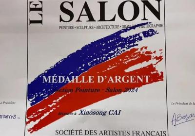 Chinese artist wins at Salon Art Capital in Paris
