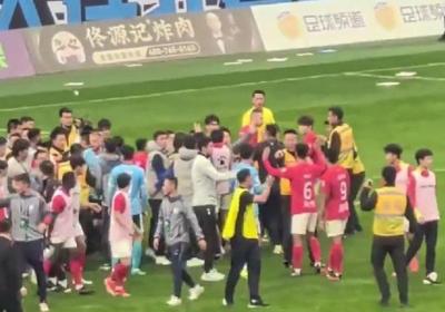 Chinese soccer governing body vows severe punishment for on-court brawl