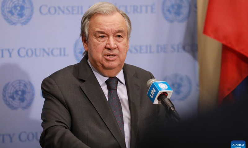 UN chief pushes Ukraine truce