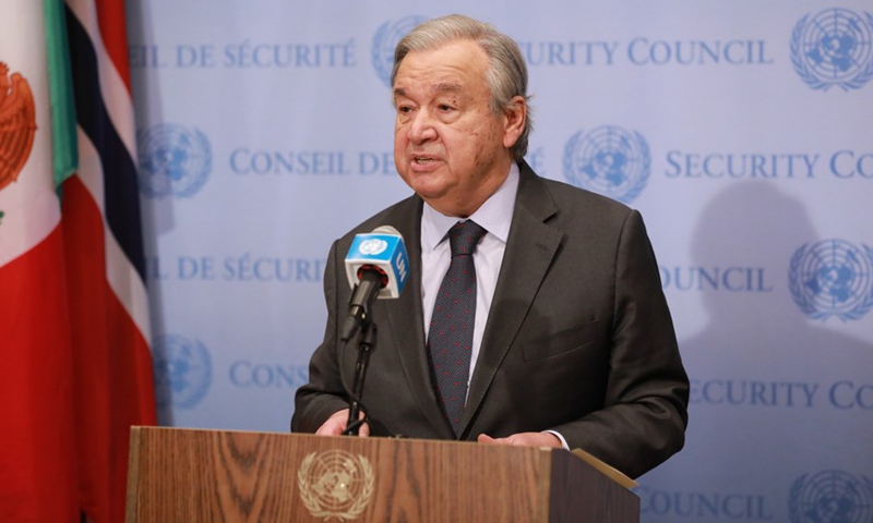 UN chief warns of online stigma