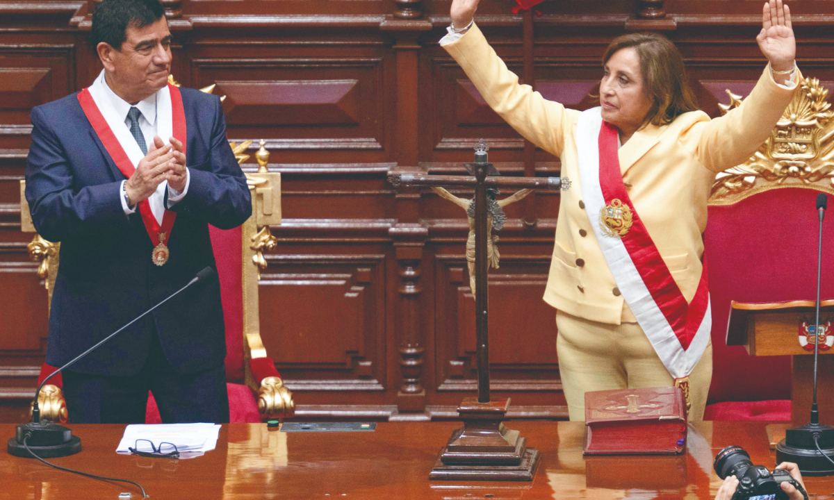 New president sworn in; predecessor Castillo arrested