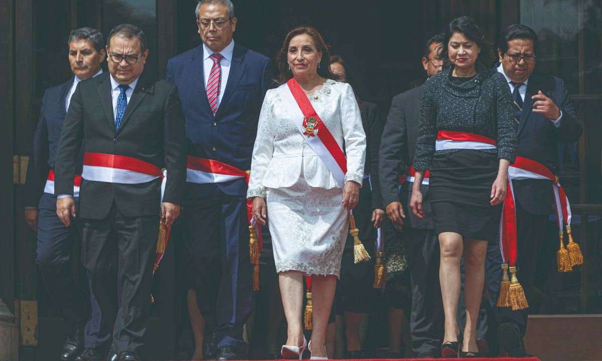 Peru’s new leader swears in cabinet as unrest intensifies