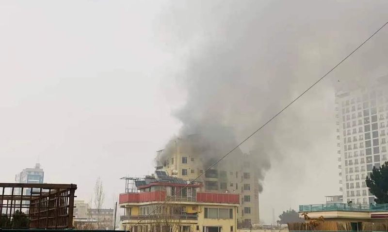 Gunfight in Kabul hotel run by Chinese businesspeople lasts one hour, over 10 explosions occurred: source