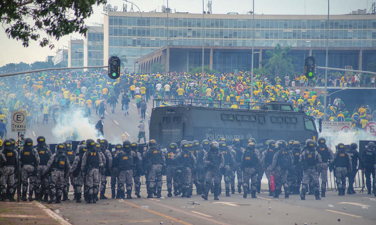 Capitol Hill riot repeated in Brazil, embarrassing US' phony, moralistic rhetoric