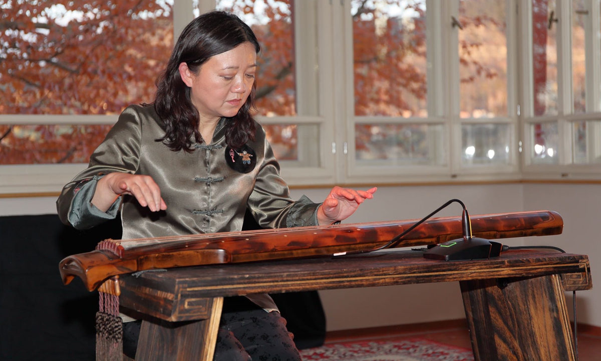 Chinese musician shares joyful memory of her guqin performance for French President Macron