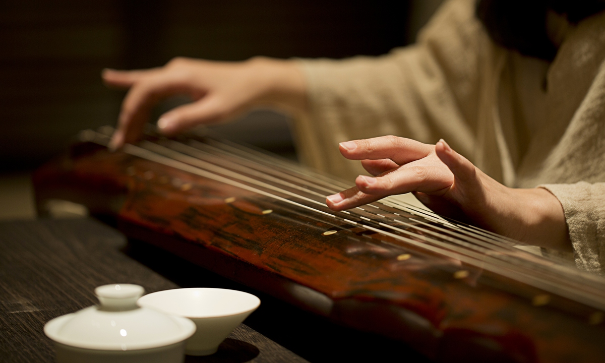 Traditional Chinese instrument blessed with lots of love