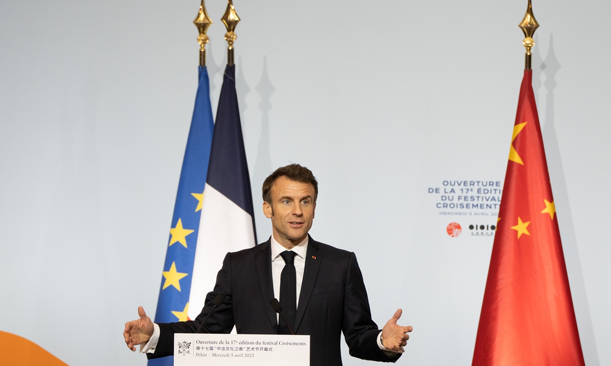 French president eyes cultural dialogues, exchanges in visit