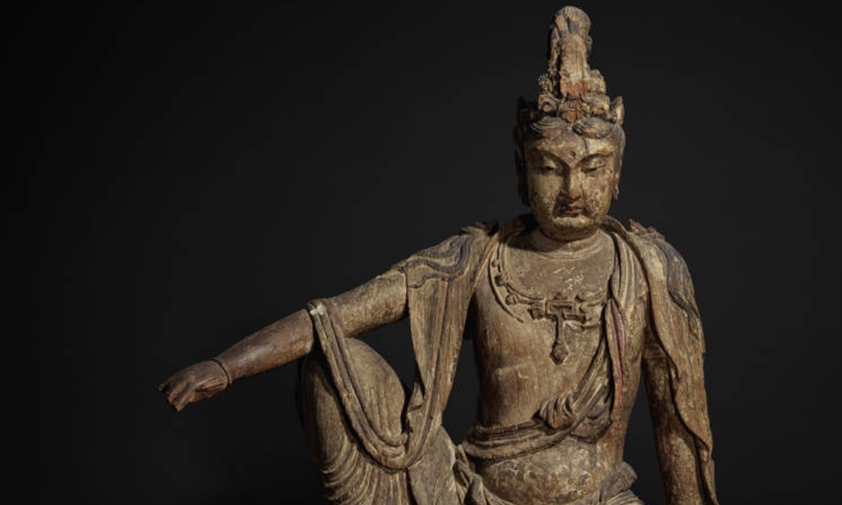 Rare Chinese Buddhist statue expected to fetch high price at Paris auction