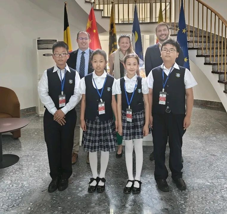 Belgium: ‘Junior Cultural Ambassadors’ visit the Belgian Embassy for better understanding