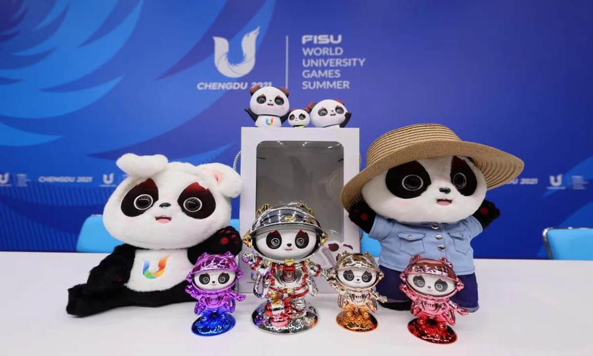 Panda-inspired mascot products for Chengdu Games now available