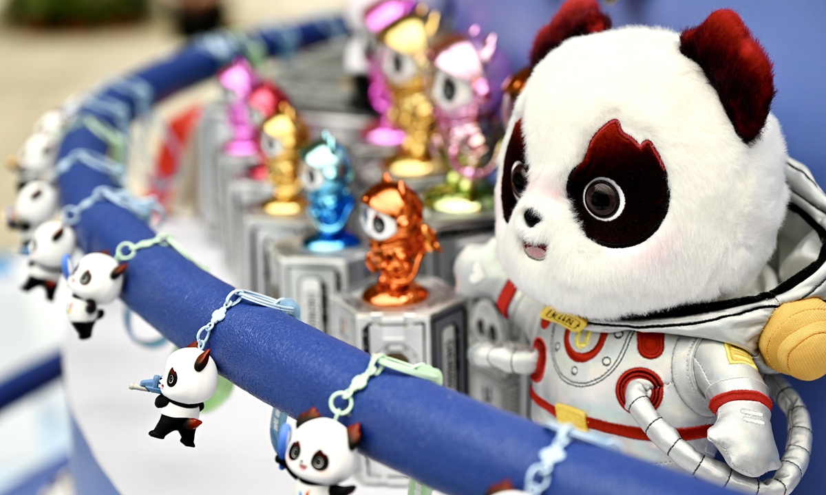 Digital panda mascot products for FISU Games released