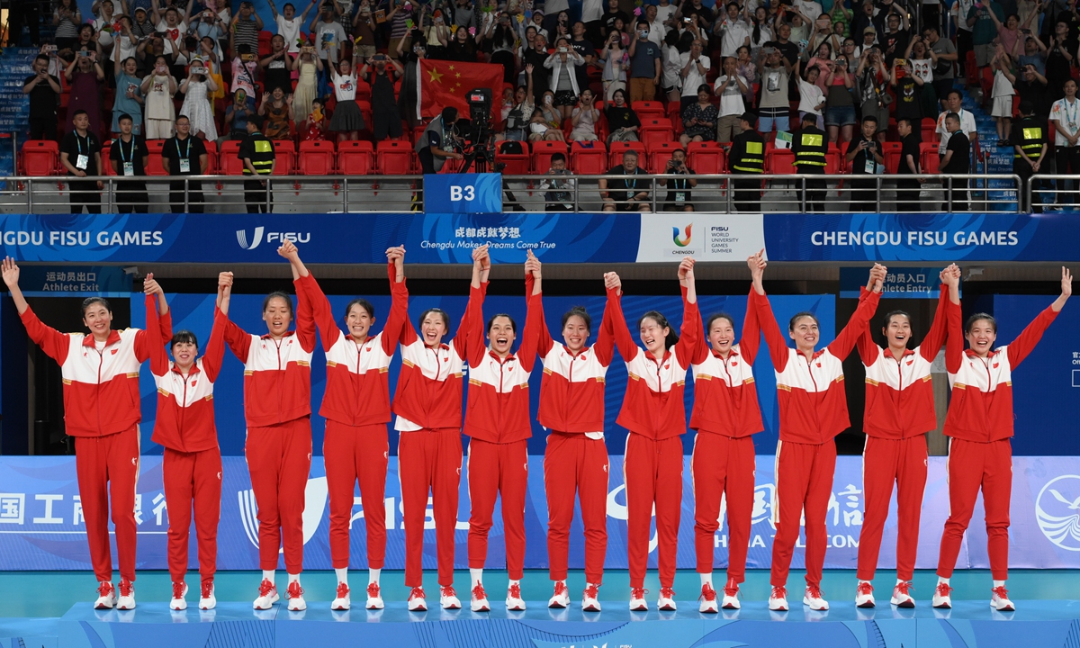 China claims gold in women's volleyball at FISU Games