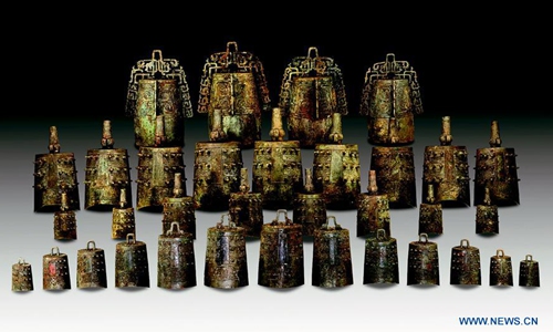 Well-preserved 2,000-yr-old chime bells discovered in Henan