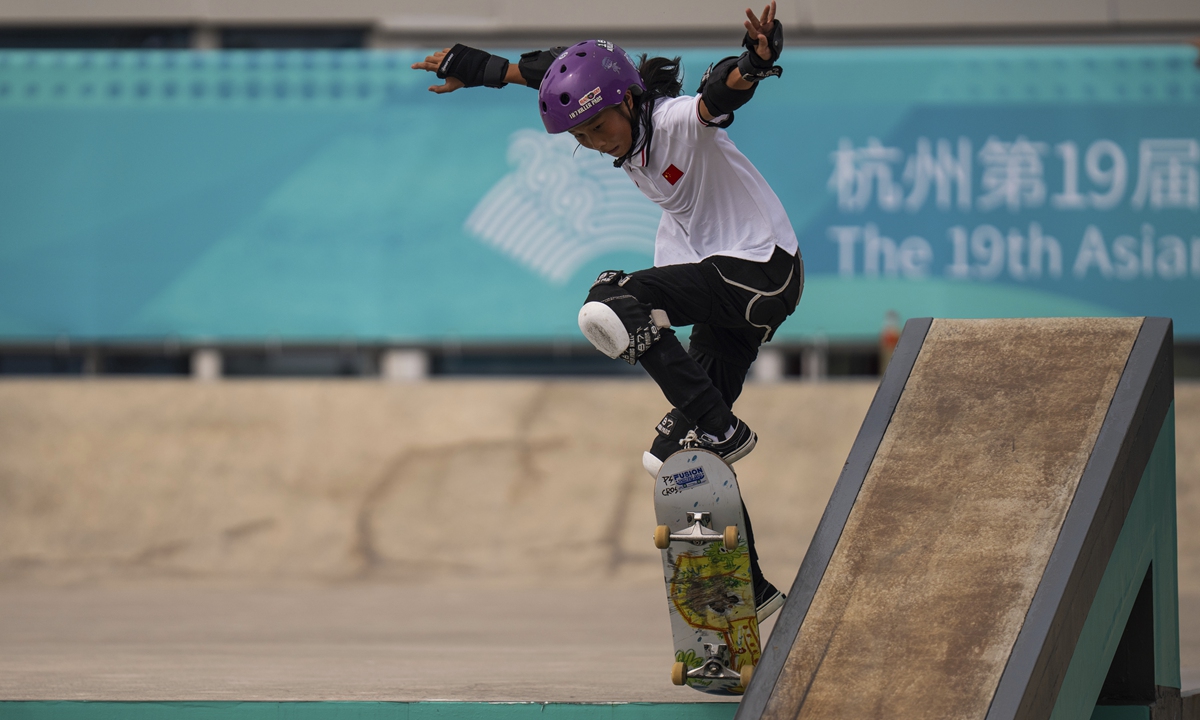 Gen Z skateboarders rock Asian Games