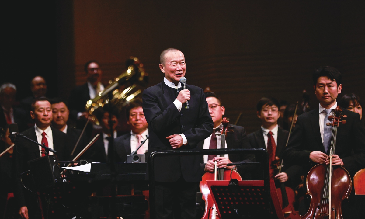 Tan Dun talks about martial arts, music as conductor of his ‘Martial Arts Trilogy’ in Beijing