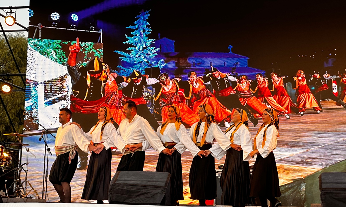 Greece: Greek dance troop performs in Chaoyang Park