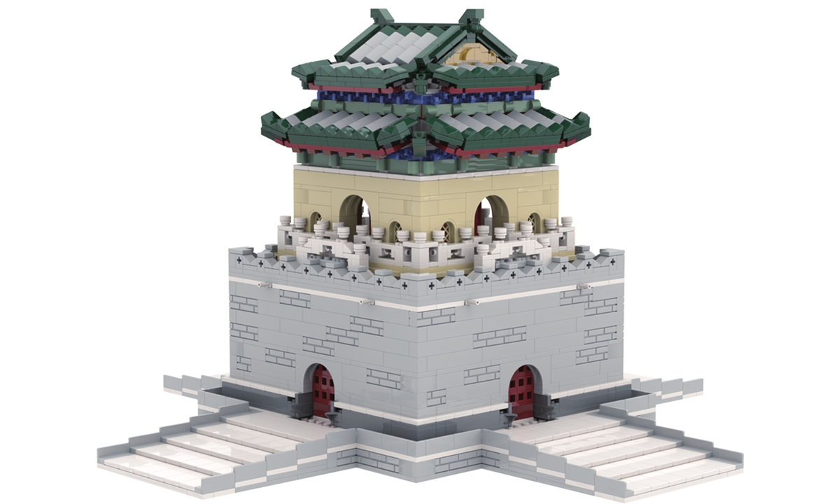 Millennial couple build 18 Beijing landmarks with 130,000 building blocks