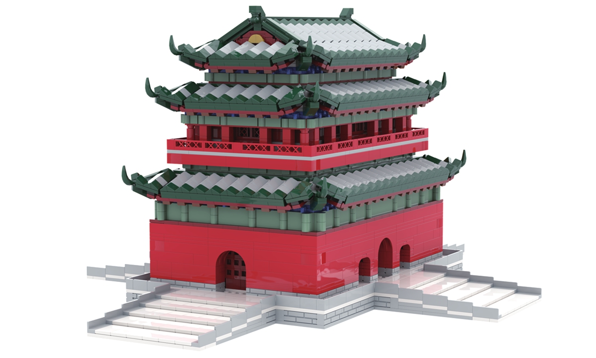 Millennial couple build 18 Beijing landmarks with 130,000 building blocks
