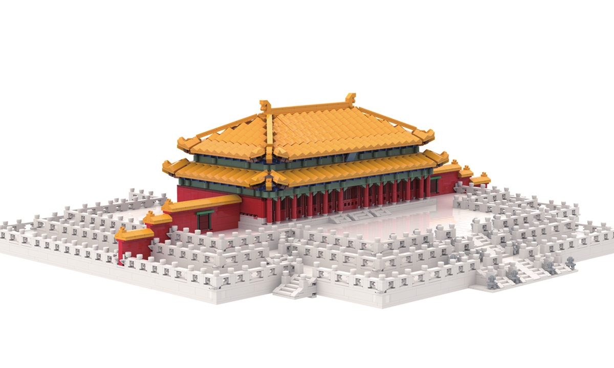 Millennial couple build 18 Beijing landmarks with 130,000 building blocks