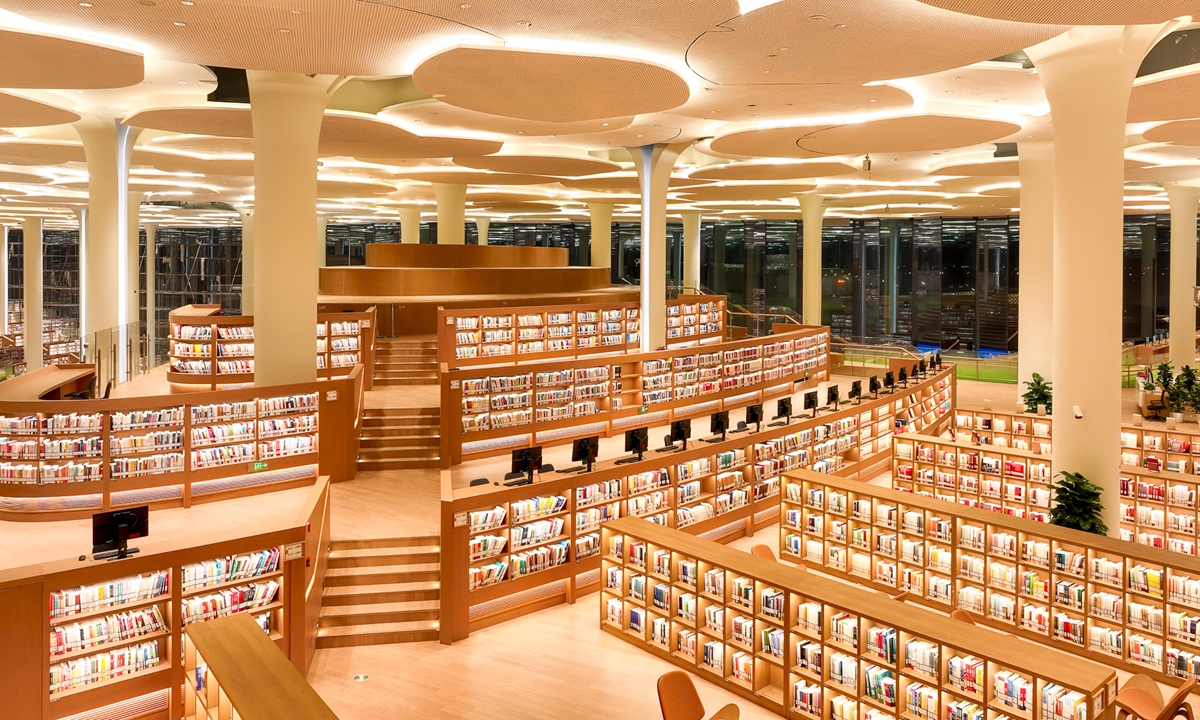 Beijing Library presents a 'forest of knowledge' to residents