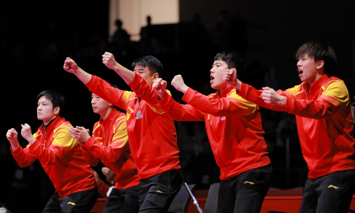 China wins men’s team title for 11th straight time at table tennis worlds