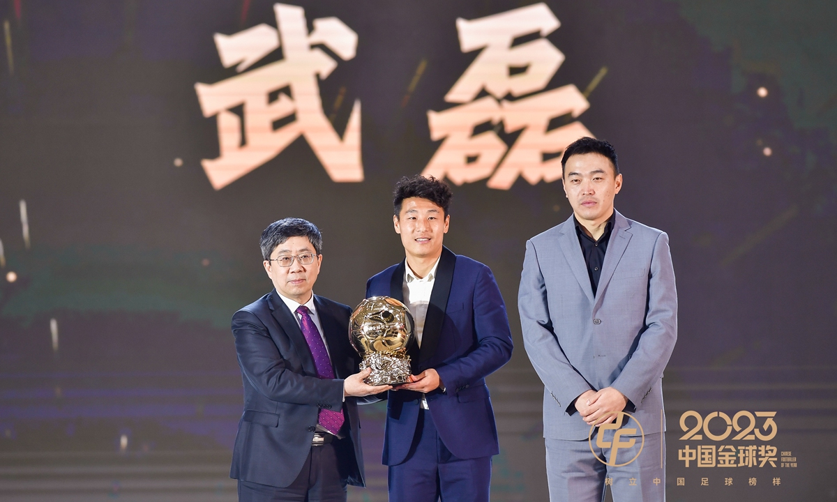 Wu Lei wins Footballer award for the 4th time