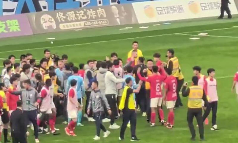 Chinese soccer governing body vows severe punishment for on-court brawl