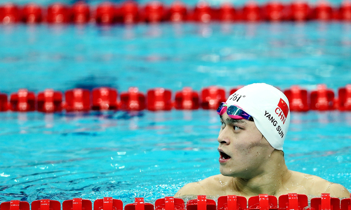 Swimming star Sun Yang vows to continue his career after lengthy ban